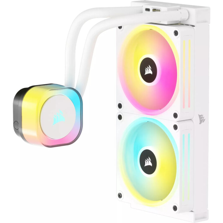 Corsair H100i Processor Hybrid Cooling System 12Cm White