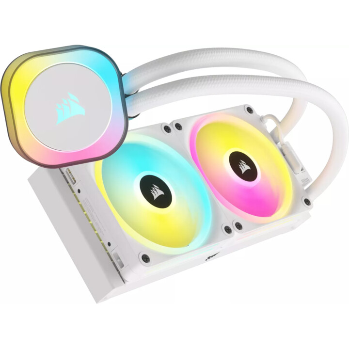 Corsair H100i Processor Hybrid Cooling System 12Cm White