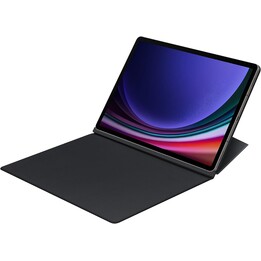 Samsung Smart Book Cover, schwarze Hülle im Book-Style für Galaxy Tab S9+/S9 FE+