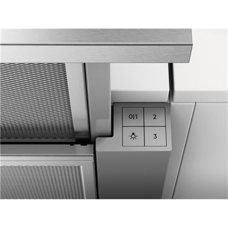 Campana Electrolux LFP616X Extraíble 600 m³/h Gris