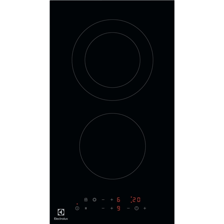 Electrolux Domino ceramic hob 29cm 2900w black