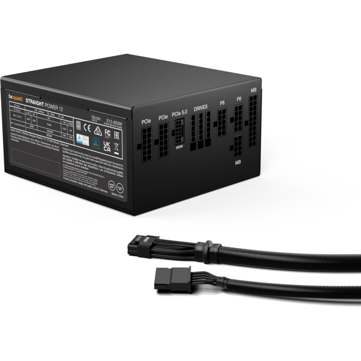 ATX ATX Power 12 850W Fuente de Alimentación 20+4 pin Negro