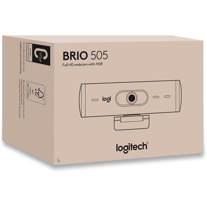 Logitech Brio 505 Logitech Webcam cinza