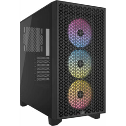 Corsair Case 3000D RGB Airflow Midi-Tower Schwarz