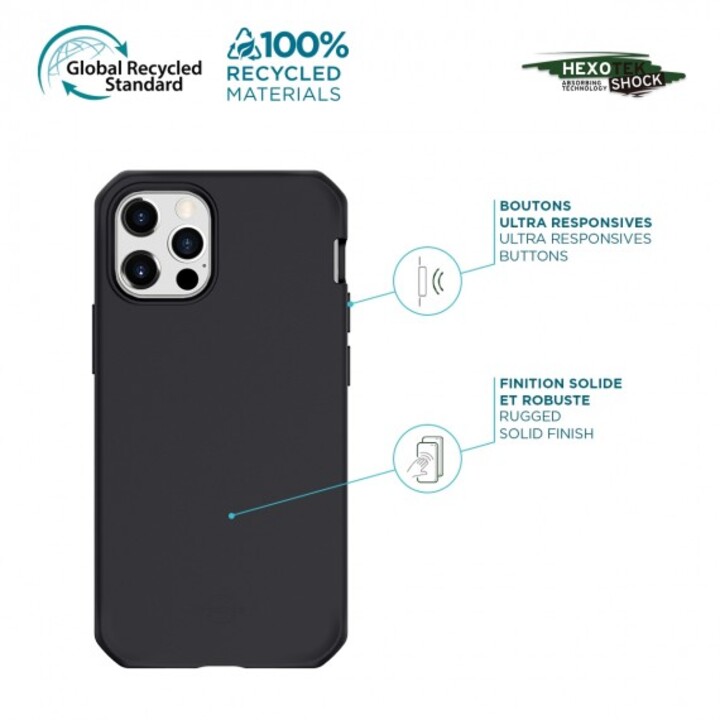 MOBILIS SPECTRUM_R Capa para iPhone 14 Pro Max preto mate
