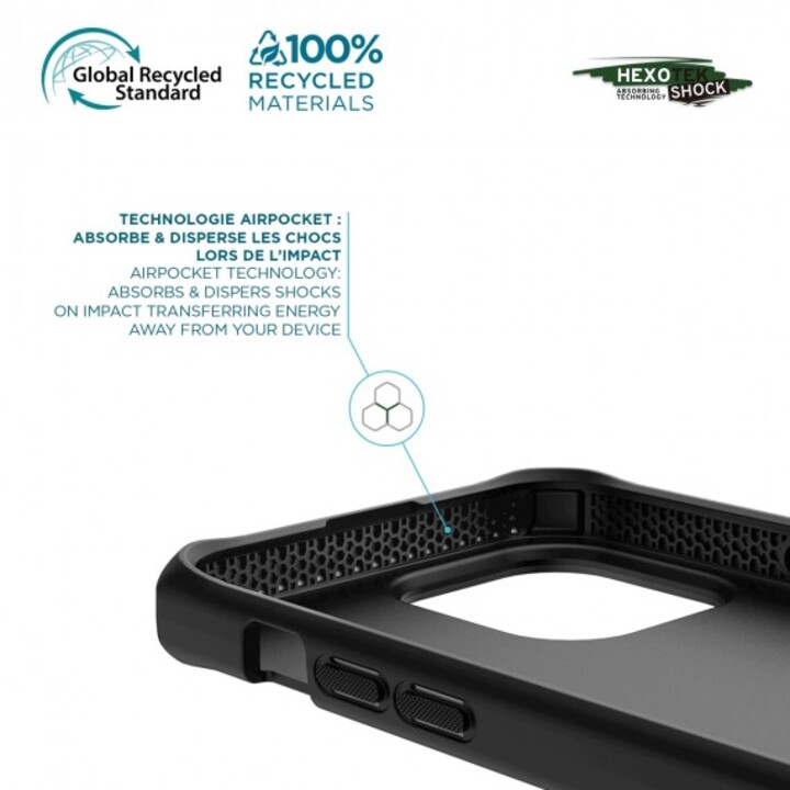 MOBILIS SPECTRUM_R Capa para iPhone 14 Pro Max preto mate