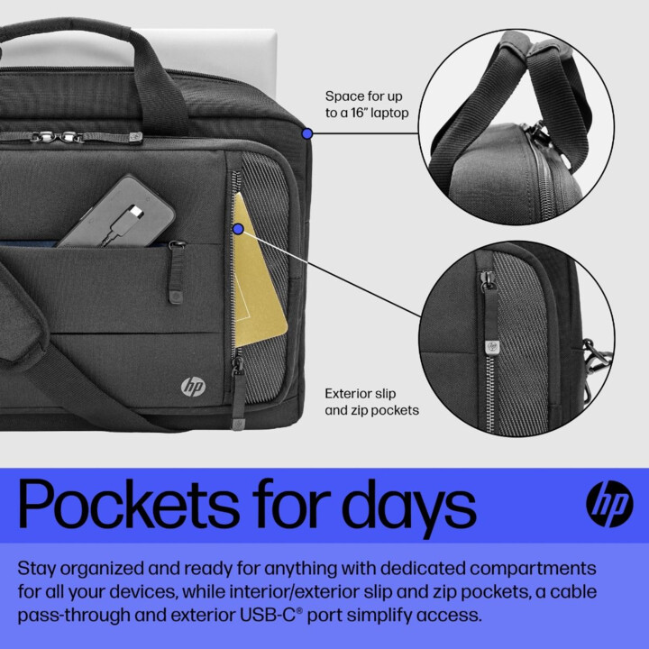 Hp rnw exec 16 laptop bag