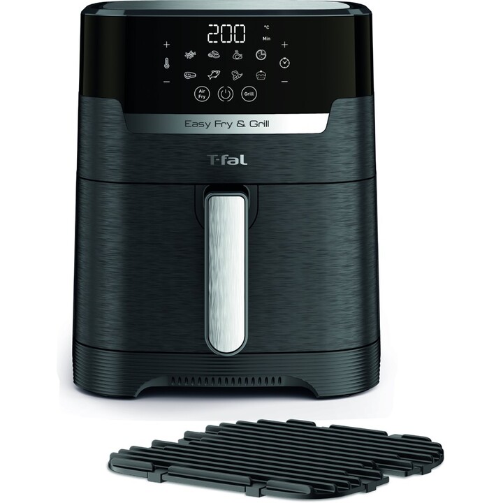 Tefal Easy Fry and Grill EY505815 Unabhängige Fritteuse 4.2L 1550W Heißluftfritteuse Schwarz