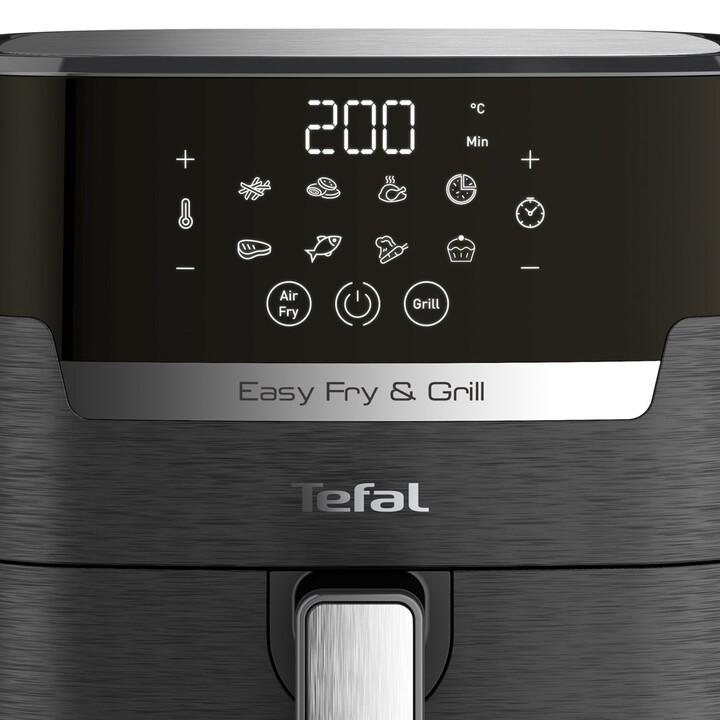 Tefal Easy Fry and Grill EY505815 Unabhängige Fritteuse 4.2L 1550W Heißluftfritteuse Schwarz