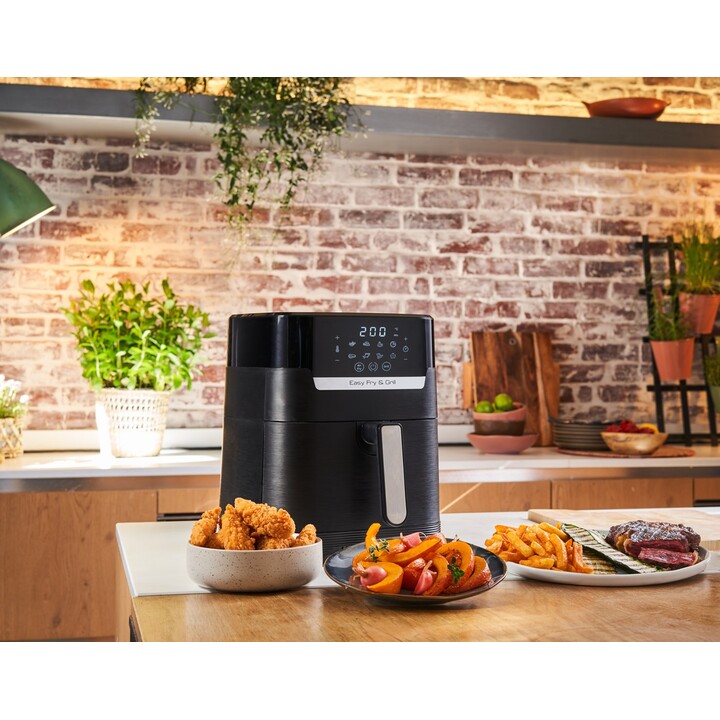 Tefal Easy Fry and Grill EY505815 Unabhängige Fritteuse 4.2L 1550W Heißluftfritteuse Schwarz