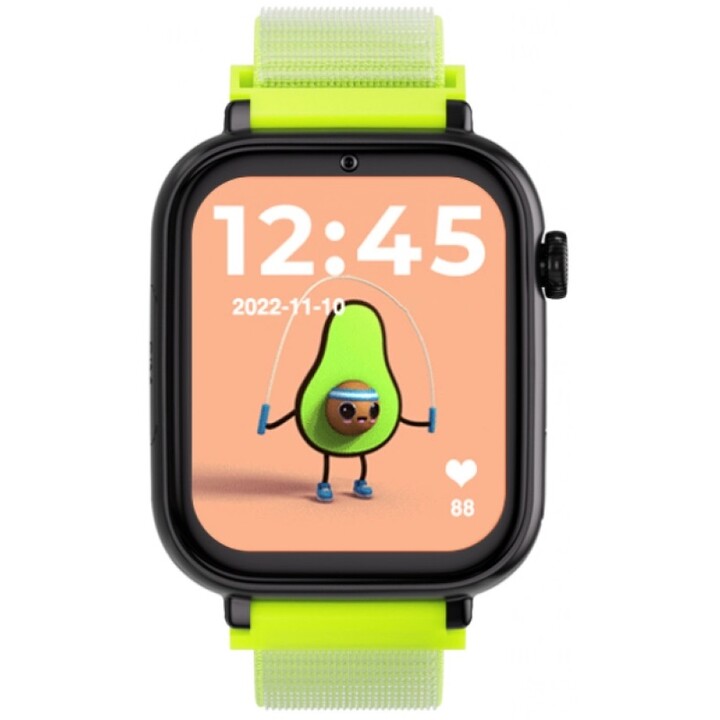 SaveWatch Plus mit GPS und Anruf / Schwarz ES Gehäuse und fluorgelbes Armband