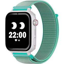 SaveWatch Plus with GPS and call / WHITE case and MINT GREEN strap