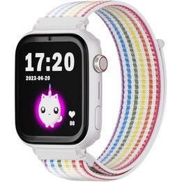 SaveWatch Plus with GPS and call / WHITE case and UNICORN strap