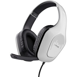 Trust GXT 415W Zirox Casque Avec fil Arceau Jouer Blanc