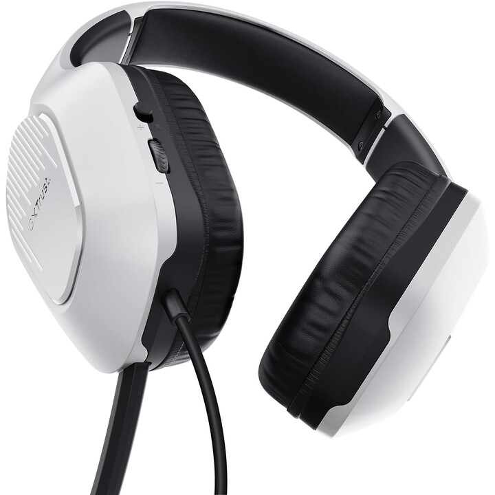 Fones de ouvido Trust GXT 415W Zirox com fio para jogos branco