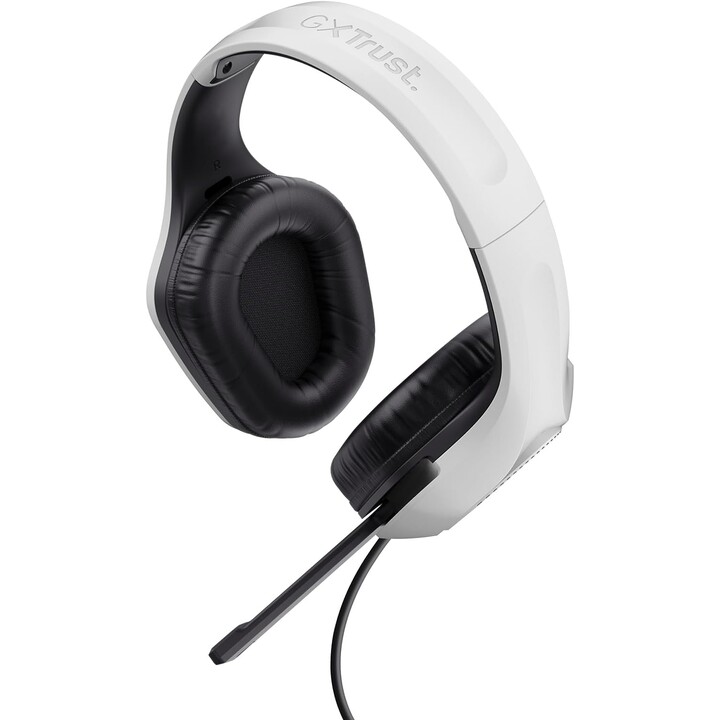 Fones de ouvido Trust GXT 415W Zirox com fio para jogos branco