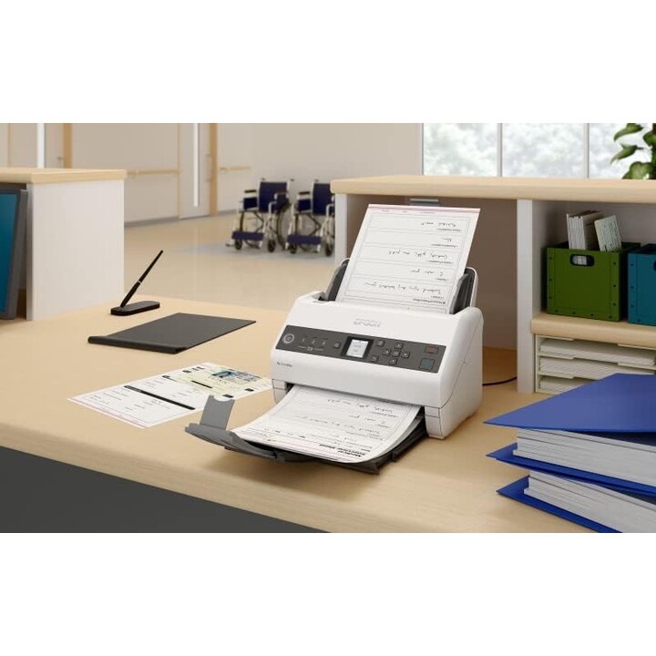 Scanner de documentos Epson WorkForce DS-730N com alimentador de documentos ADF / duplex