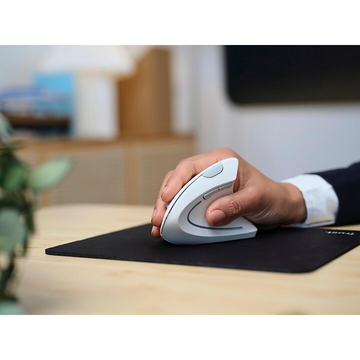 Wireless mouse TRUST VERTO WIRELESS ERGO MOUSE WHT