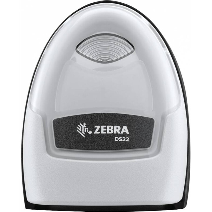 Lecteur code-barres bluetooth Zebra + socle et câble Blanc