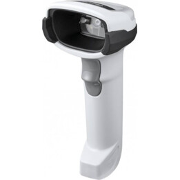 Leitor de código de barras Zebra bluetooth + base e cabo Branco