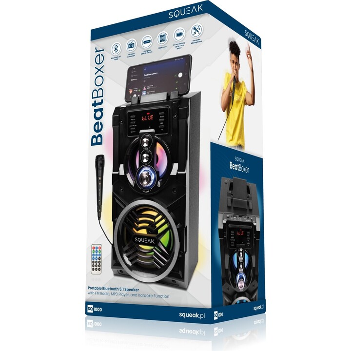 BeatBoxer Bluetooth 5.1 SPEAKER - BLUETOOTH SPEAKER WITH KARAOKE