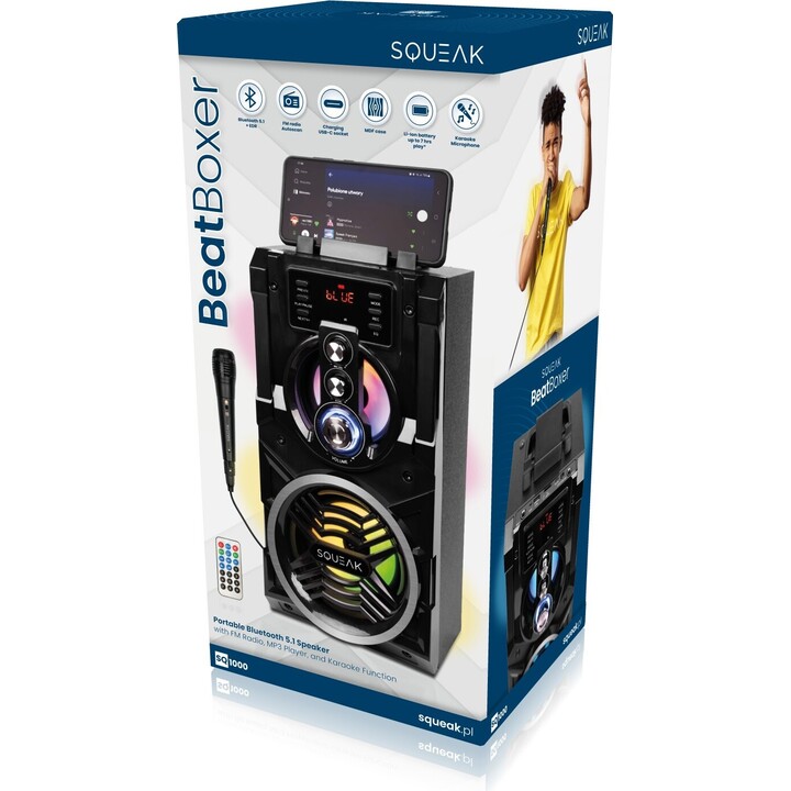 BeatBoxer Bluetooth 5.1 SPEAKER - BLUETOOTH SPEAKER WITH KARAOKE