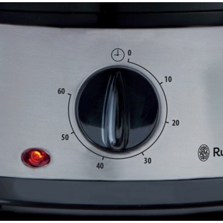 RUSSELL HOBBS Cook@Home 19270-56 cuiseur vapeur 9 l 800 W Argent, Noir