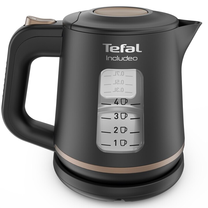 Chaleira elétrica Tefal Includeo KI533811 1 L 2400 W Preto