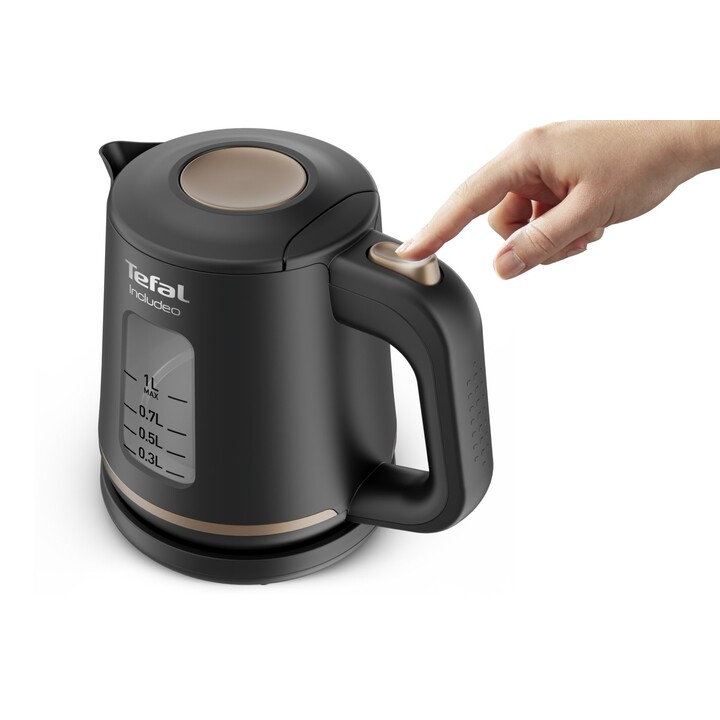 Chaleira elétrica Tefal Includeo KI533811 1 L 2400 W Preto