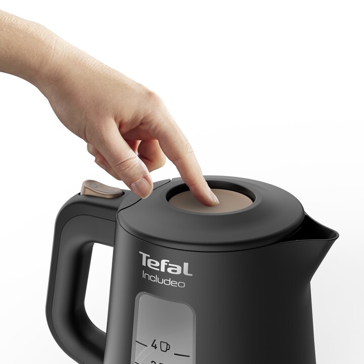 Chaleira elétrica Tefal Includeo KI533811 1 L 2400 W Preto