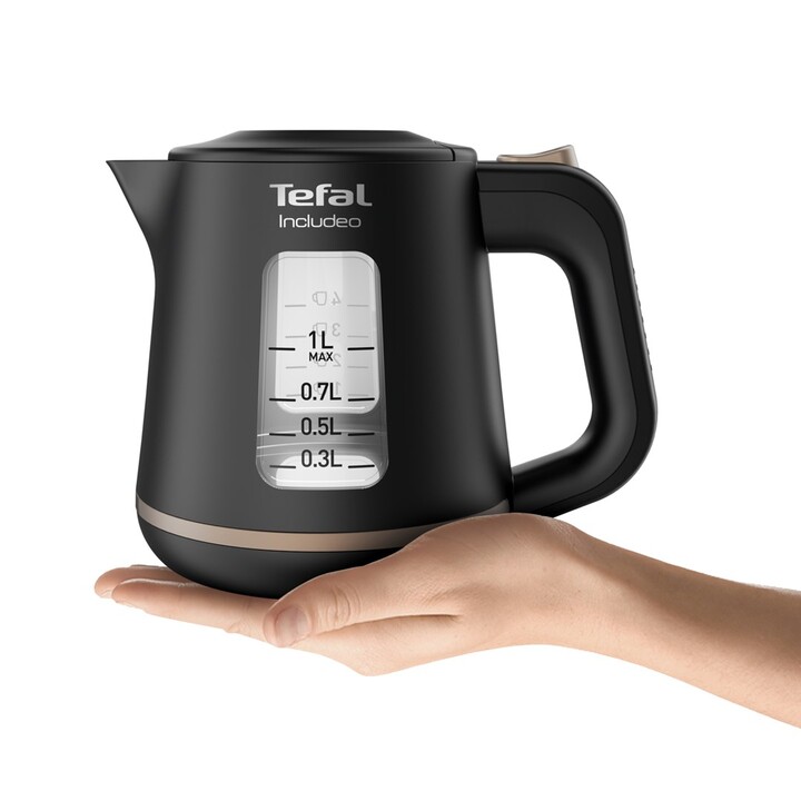 Chaleira elétrica Tefal Includeo KI533811 1 L 2400 W Preto