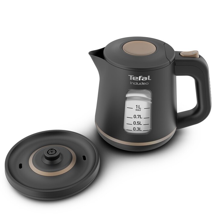 Chaleira elétrica Tefal Includeo KI533811 1 L 2400 W Preto