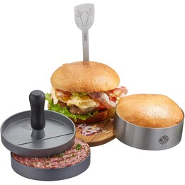 conjunto de hamburguer 3 peças GEFU BBQ G-89494