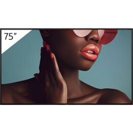 Sony 75" Pro Bravia Digital Signage LCD 700NIT HAZE Wifi Black