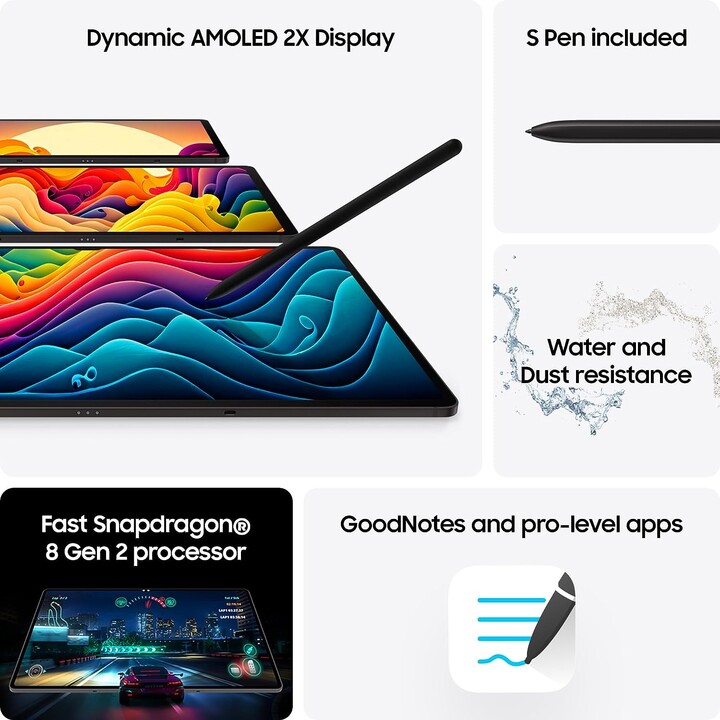 Samsung Galaxy Tab S9 X716 8GB 128GB 5G Grigio