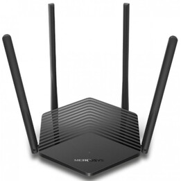 Routeur sans fil Gigabit Ethernet double bande Mercusys Mr60x (2,4 Ghz / 5 Ghz) noir