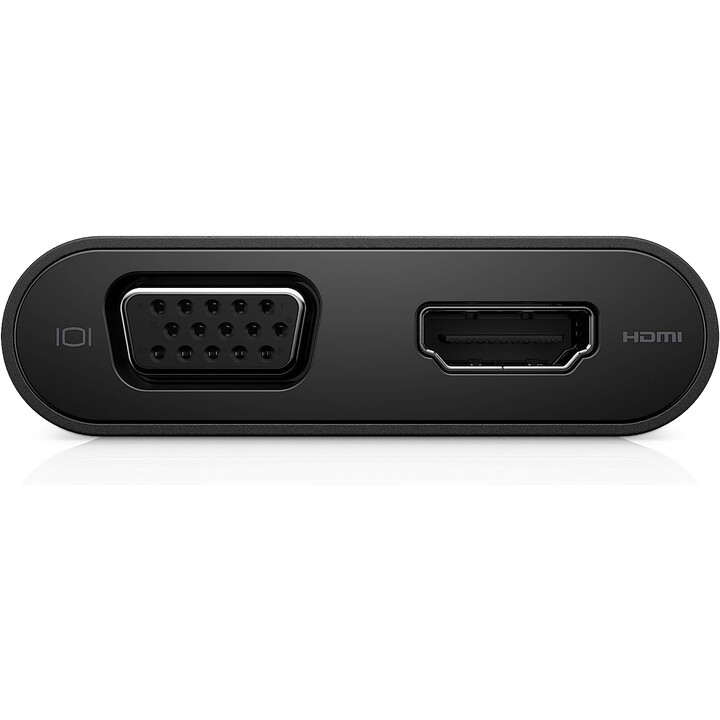 Adaptador dell usc-c macho / hdmi + vga + rj45