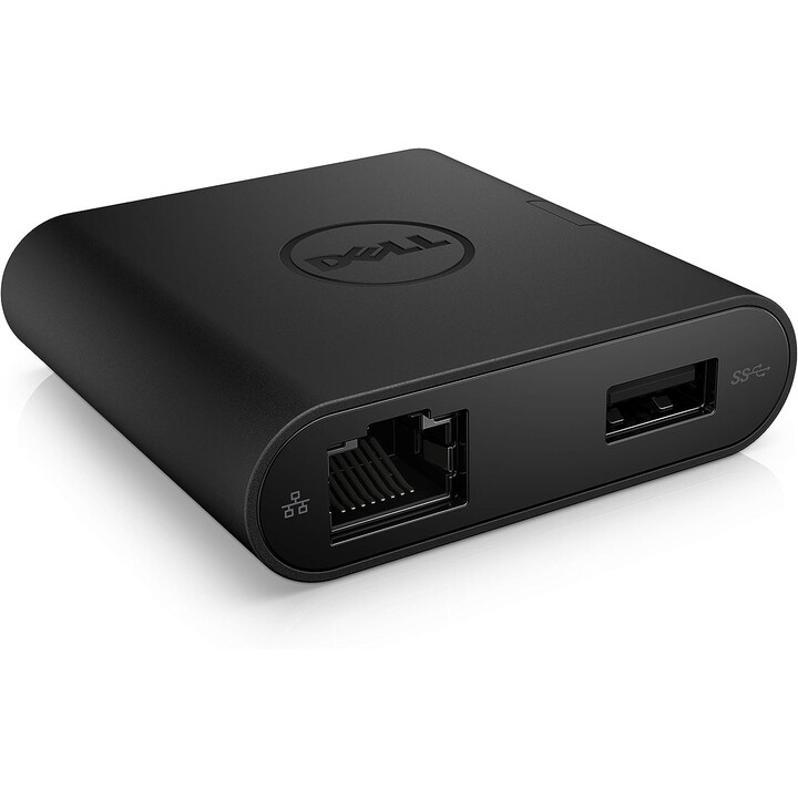 Adaptador dell usc-c macho / hdmi + vga + rj45