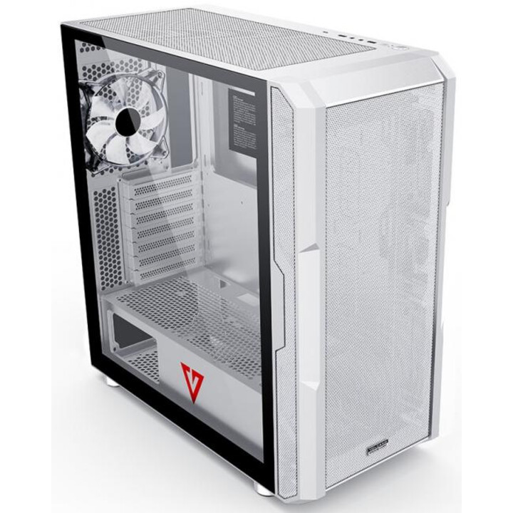 Modecom Amirani Argb Midi Tower White