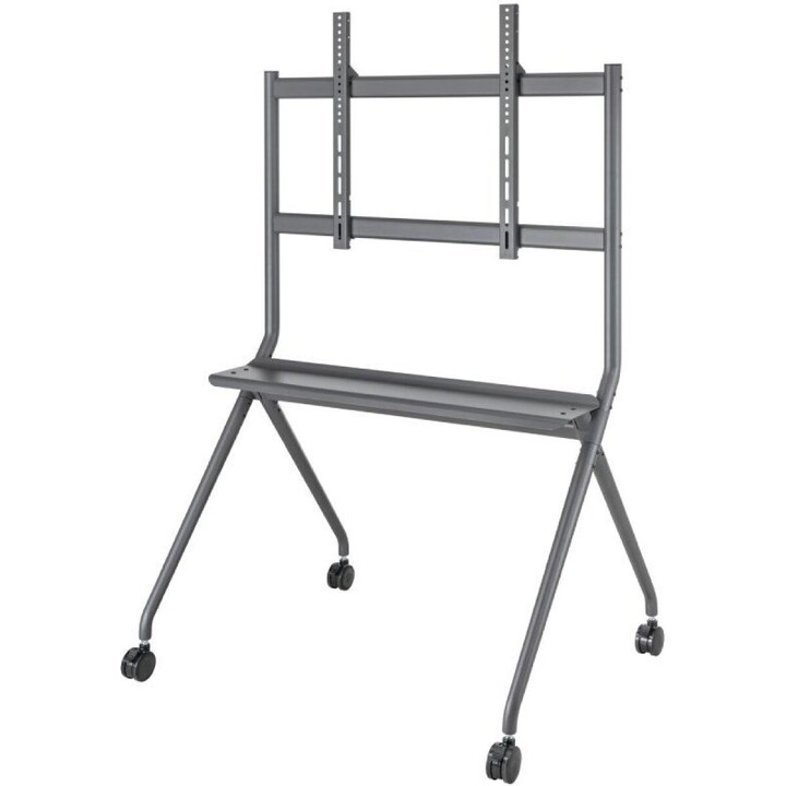 Aisens Bodenständer Pro mit Rad 1 Tablettfürinteraktiven Bildschirm/TV 120Kg 50-86 Schwarz