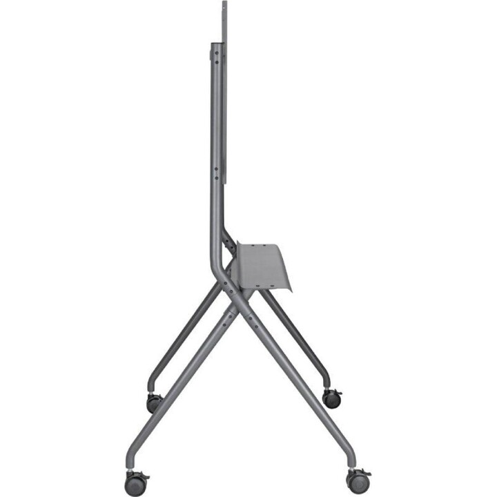 Aisens Soporte De Suelo Pro Con Rueda 1 Bandeja Para Pantalla Interactiva/Tv 120Kg De 50-86 Negro