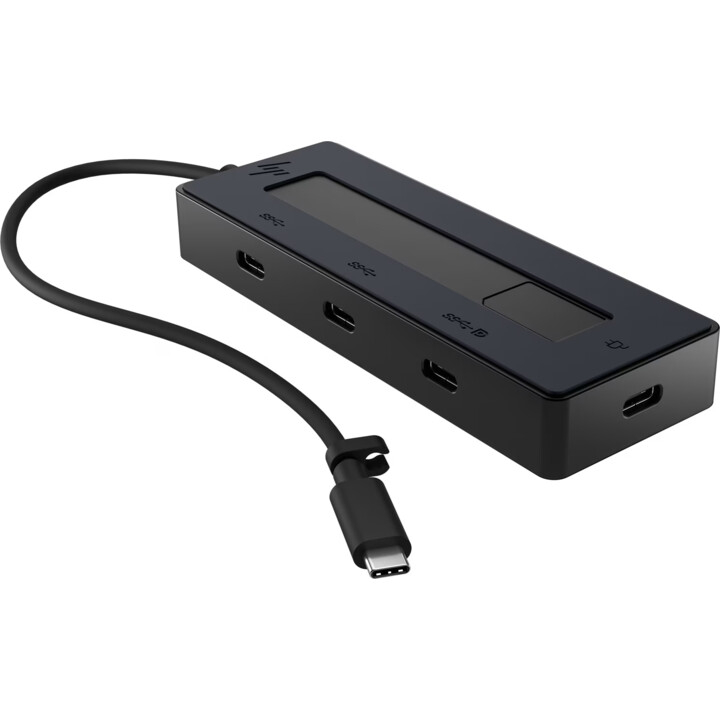 HP 4K USB-C Multiport Hub Black