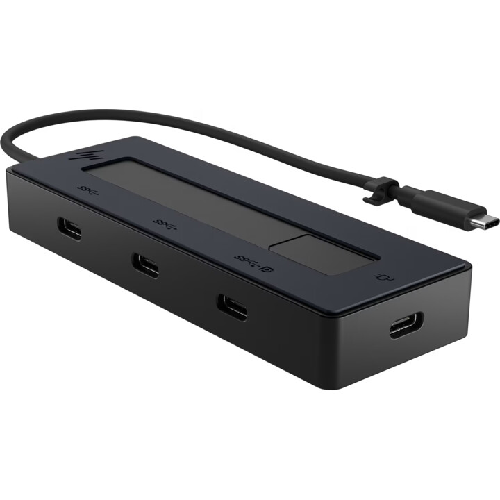 HP 4K USB-C Multiport-Hub Schwarz