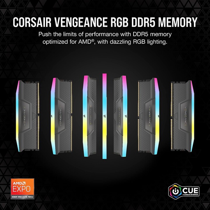 Corsair Vengeance CMH64GX5M2B6000Z30 64GB 2 x 32GB DDR5 6000MHz