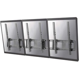 Neomounts NS-WMB300PBLACK Menu Board Wall Mount per triplo schermo 101
