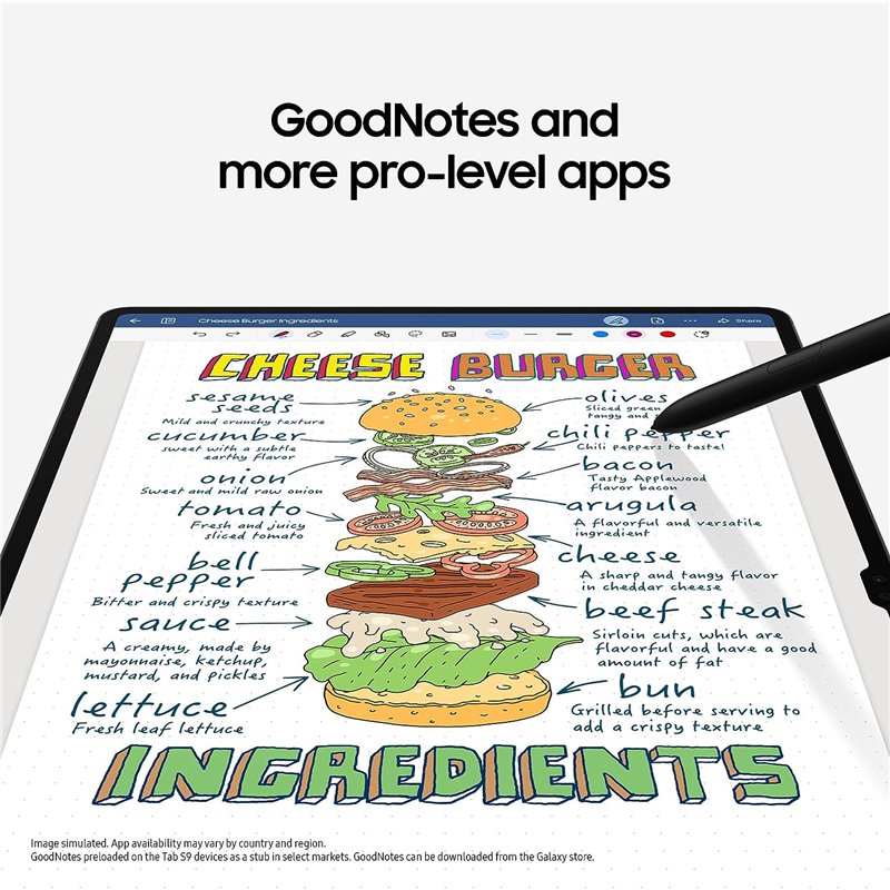 Samsung Galaxy Tab S9 X716 12GB 256GB 5G Graphite Grey