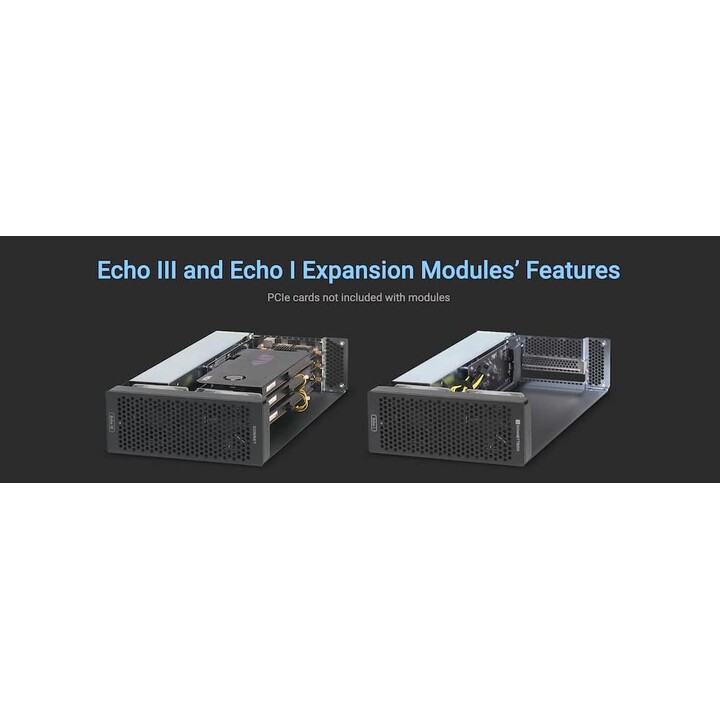 xMac Studio/No Module PCIe Card Expansion + Rackmount Systems for Mac Studios