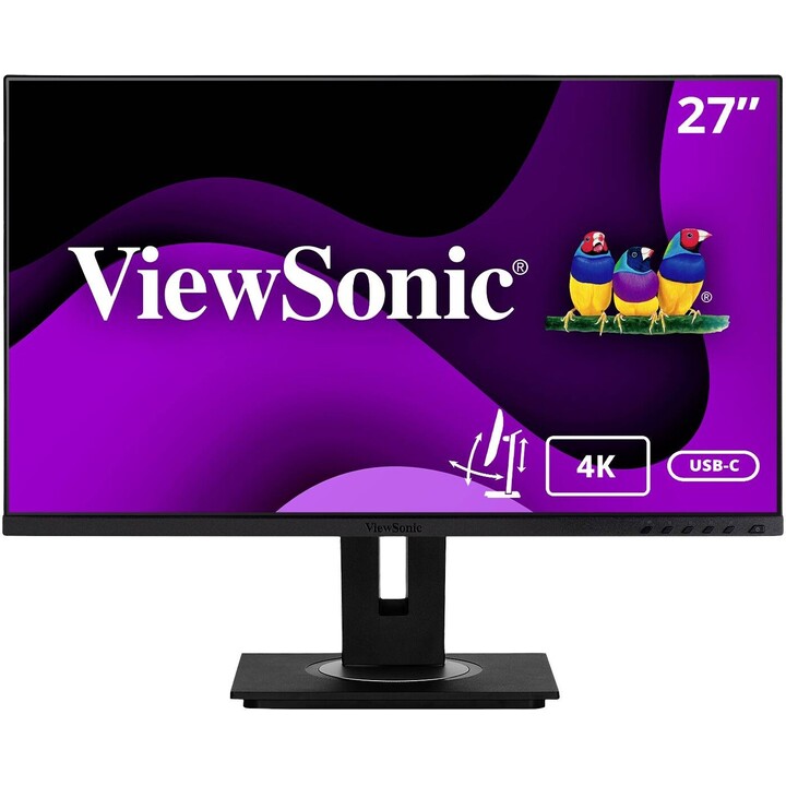 Viewson 27" UHD IPS WEBC USB-C SPK AD Negro Y Plata