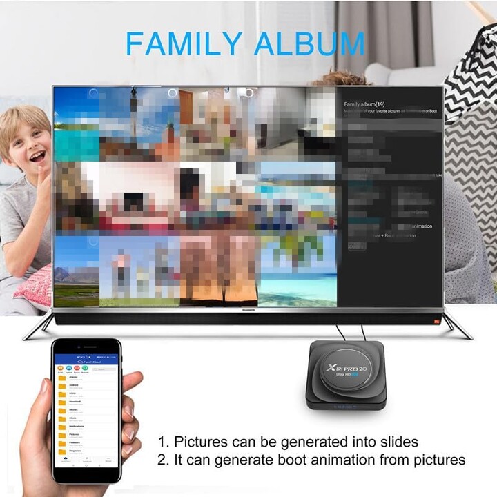 OEM X88 Pro 20 8GB 128GB Android 11 Smart TV Box Black
