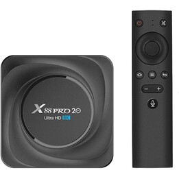 OEM X88 Pro 20 8GB 128GB Android 11 Smart TV Box nera